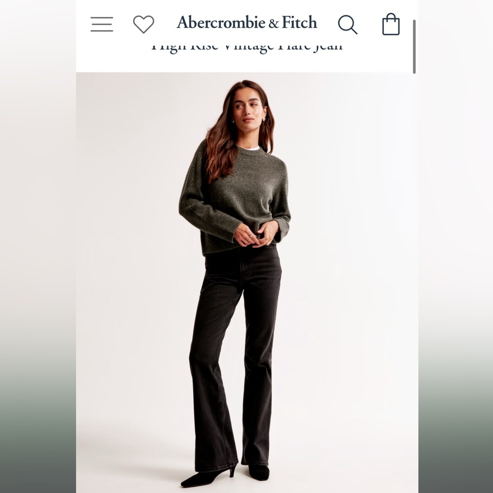High rise Vintage Flare Jean Abercrombie